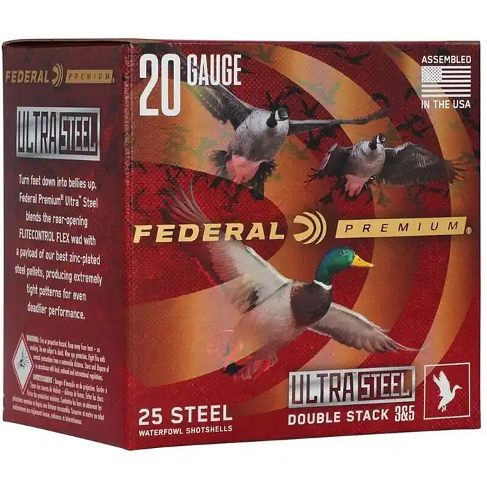 Federal Premium 20 Gauge Ammo 3" 1 oz 25 Rounds PWUX20935