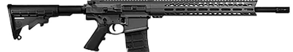 Live Free Armory Battle Rifle 7.62x51mm NATO 10+1 18" Threaded Government Profile Barrel, Tungsten Cerakote M4 Flat Top Aluminum Receiver, 15" M-LOK Handguard LFBR82045