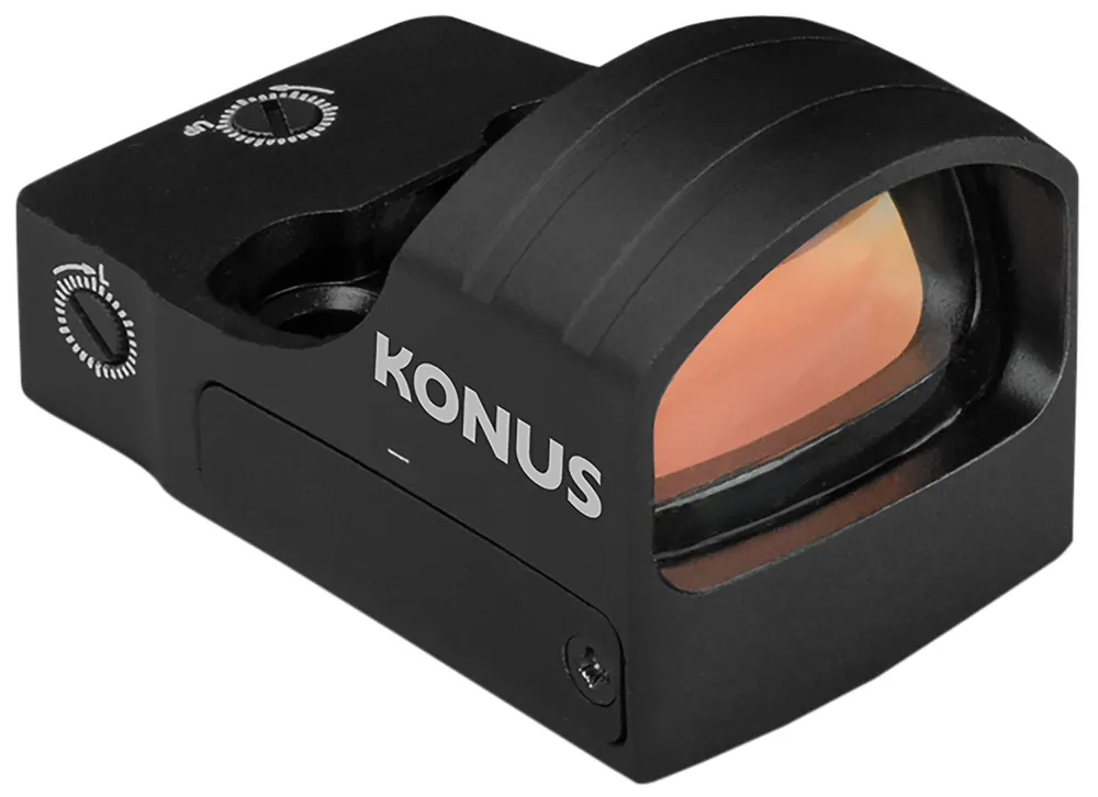 Konus Fission 3.0 Red Dot Sight 1 x 0.98" x 0.70" 4 MOA Pistol/Carbine/Rifle CR2032 Powered Aluminum Construction Matte Black