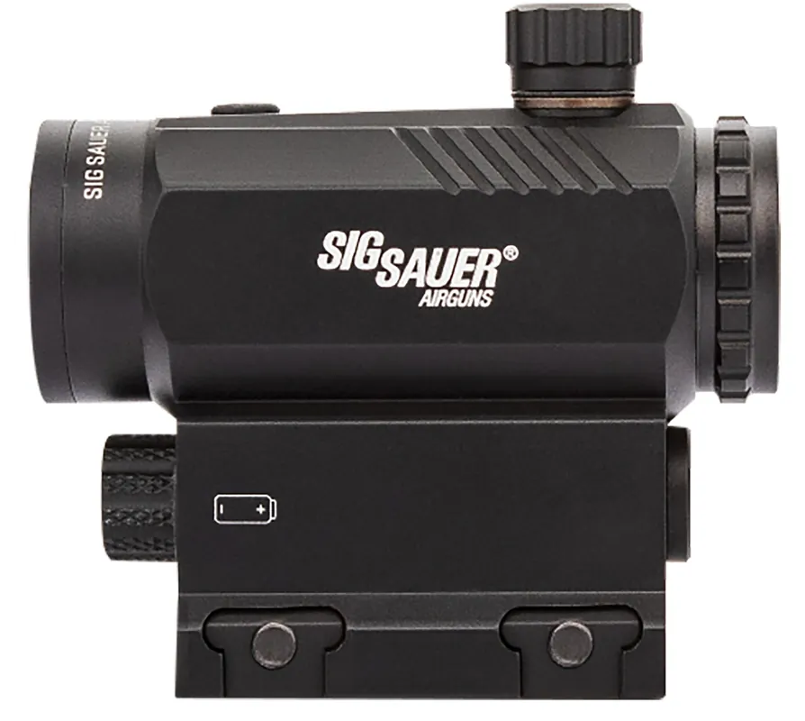 Sig Sauer Airguns AIR R5 Mini Red Dot Sight 1 x 20mm 3 MOA Reticle Adjustable Brightness AAA Powered Anodized Aluminum Black
