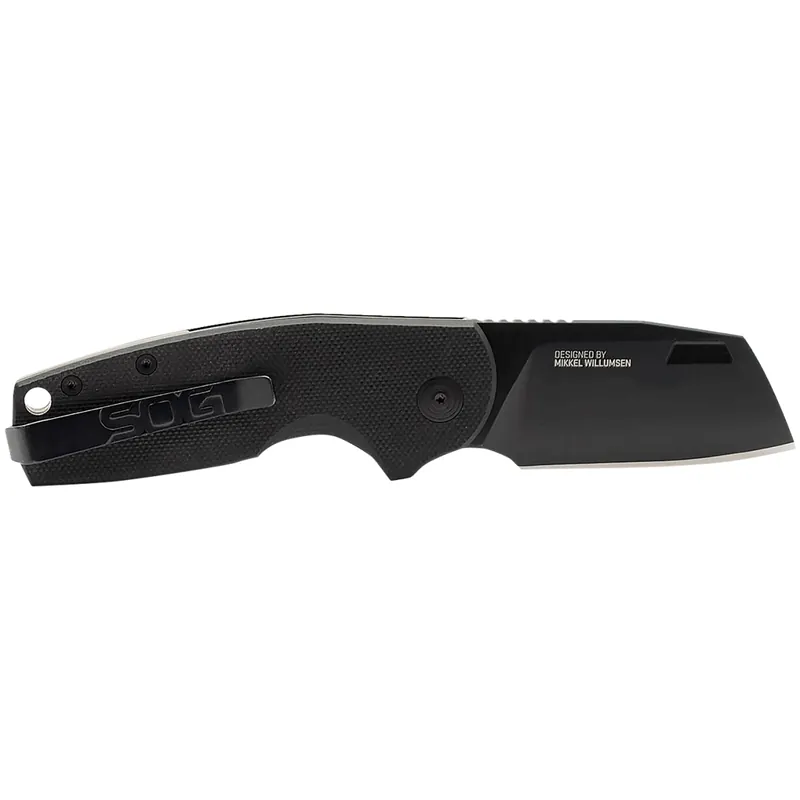 SOG Stout SJ Folding Knife 2.60" Black