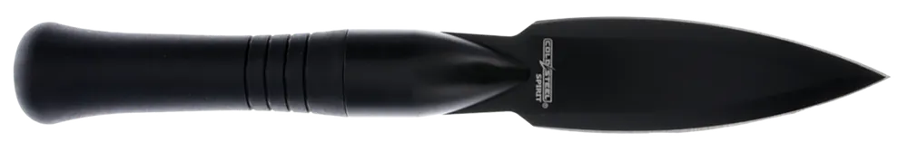 Cold Steel Spirit Spear Head 4.25" Fixed Spear Point Black 420 Stainless Steel Blade, 4" Black Handle CSTHFS01NZ