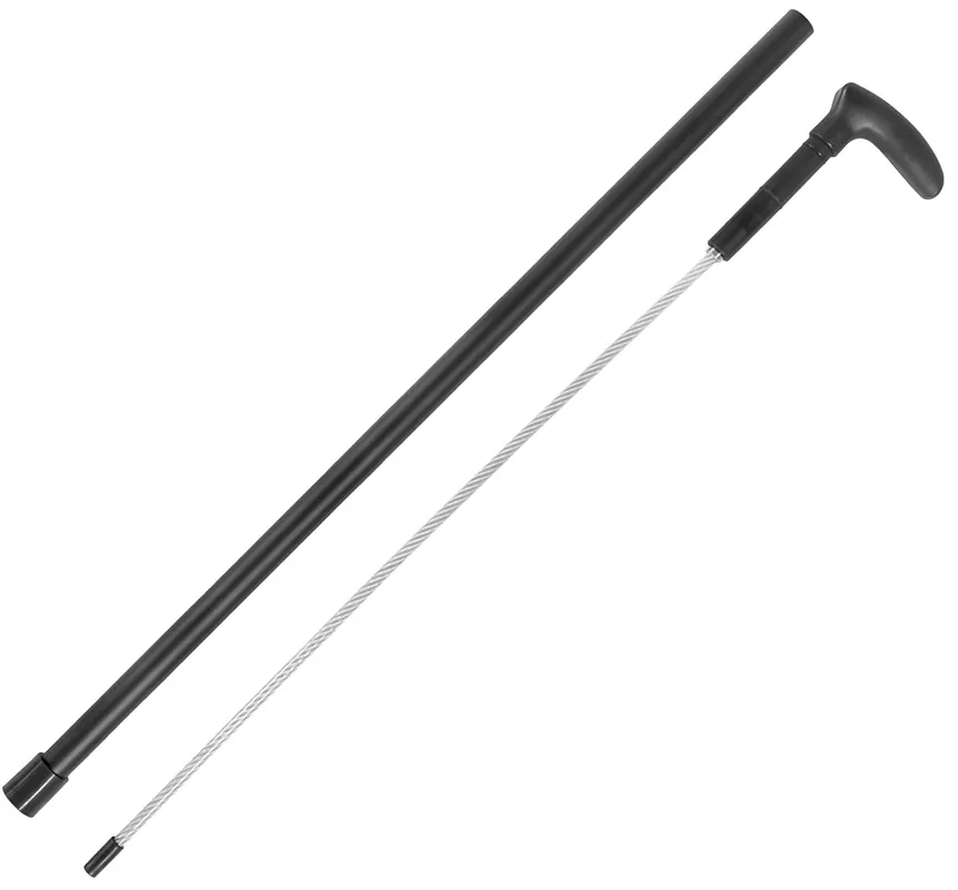 Cold Steel Cable Whip Cane Black Carbon w/Zinc Plating 32" OAL CSCN38CBL