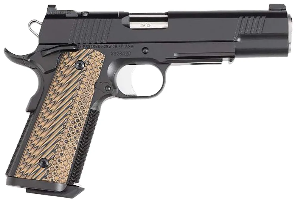 Dan Wesson Specialist 9mm Luger Pistol 5" Black/Brown G10 Grip 01796