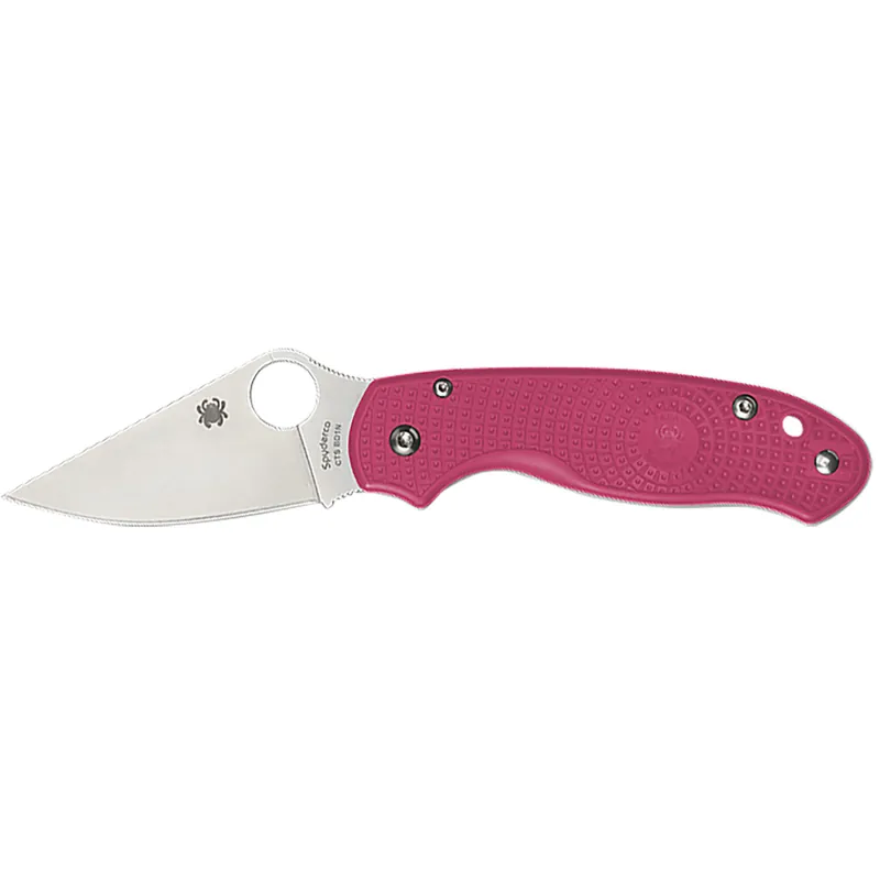 Spyderco Para 3 Lightweight Breast Cancer EDC Knife 2.93"
