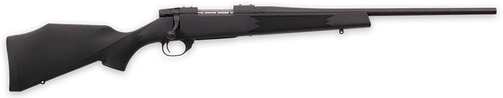 Weatherby Vanguard Synthetic Compact Rifle 7mm-08 Rem 5+1 20" Threaded Barrel Drilled/Tapped Steel Receiver Adj Stock VYT7M8RR0T