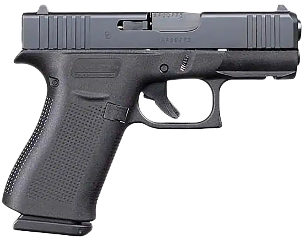 Glock G43X Sub-Compact Frame Pistol 9mm Luger 10+1 3.41" Barrel Steel Slide Polymer Frame Standard Sights DAO UX4350201FR