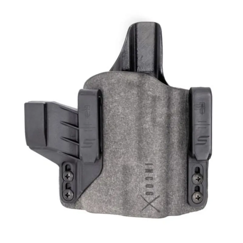 Safariland Incog X IWB Holster Glock 19/17 Belt Clip Mount RH Gray INCOG-0-835-A-7-CX1-61