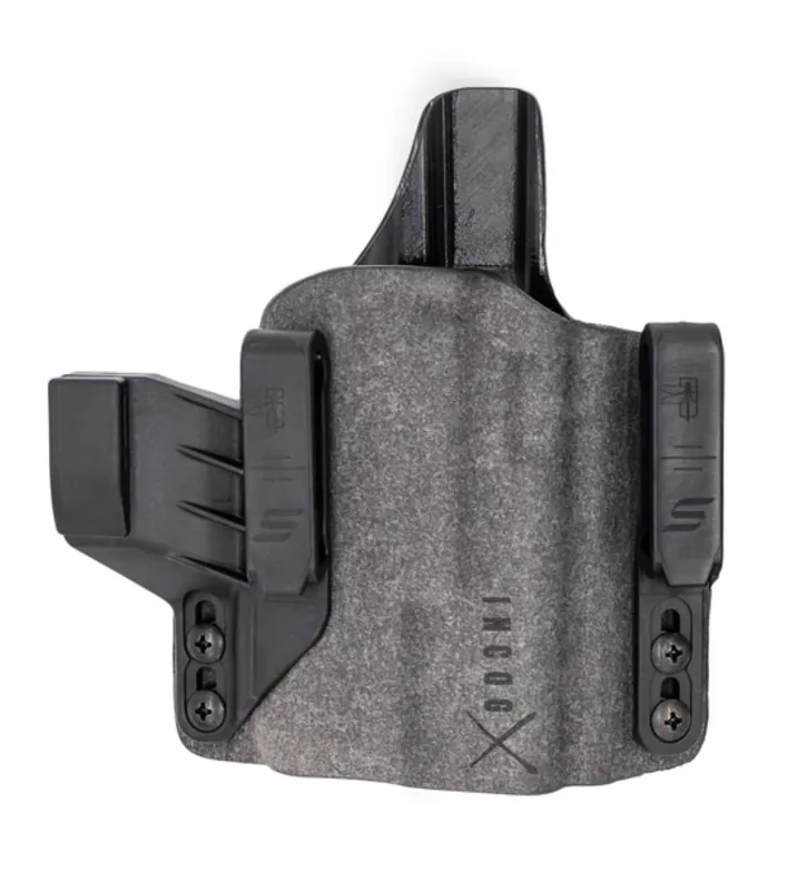 Safariland Incog X IWB Holster Staccato CS/C/P RDS Belt Clip Mount RH Gray INCOG-0-58-A-7-CX1-6