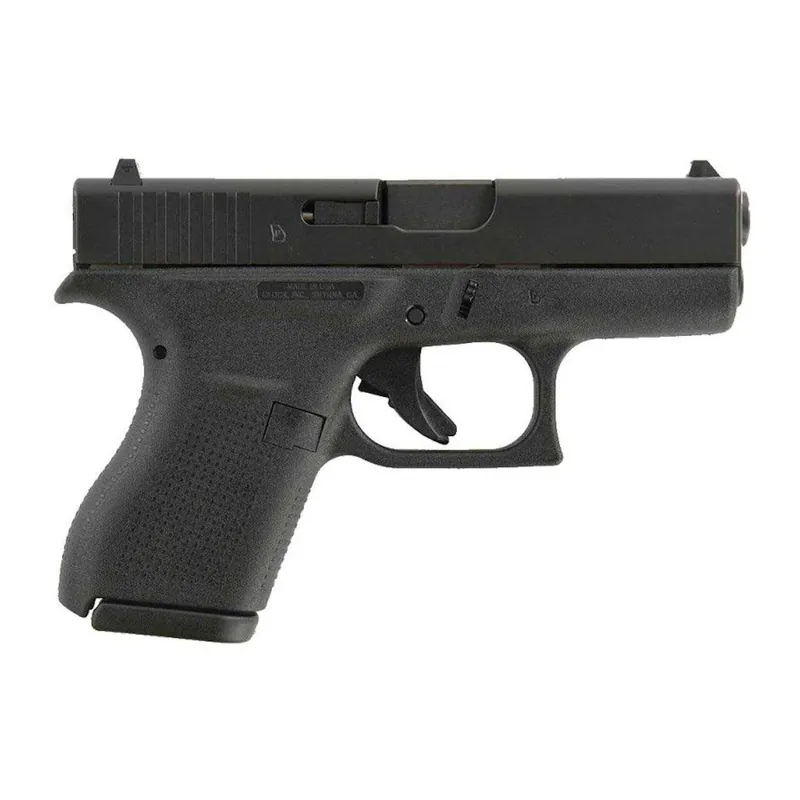 Glock 42 Black 380 Auto 3.25" Pistol