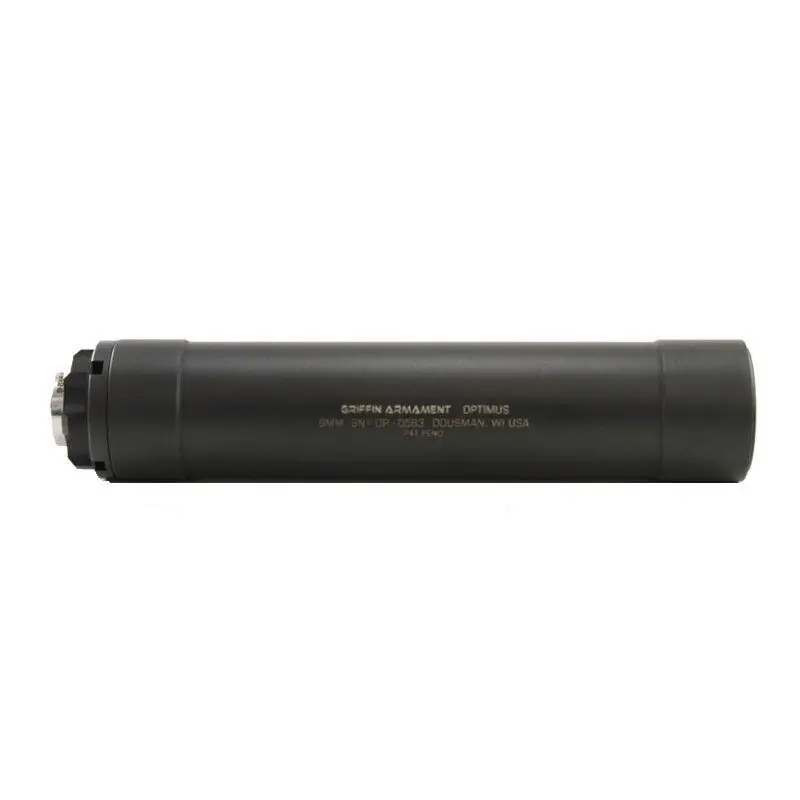 Griffin Armament OPTIMUS Silencer .17CAL-300WM Black 9.4"